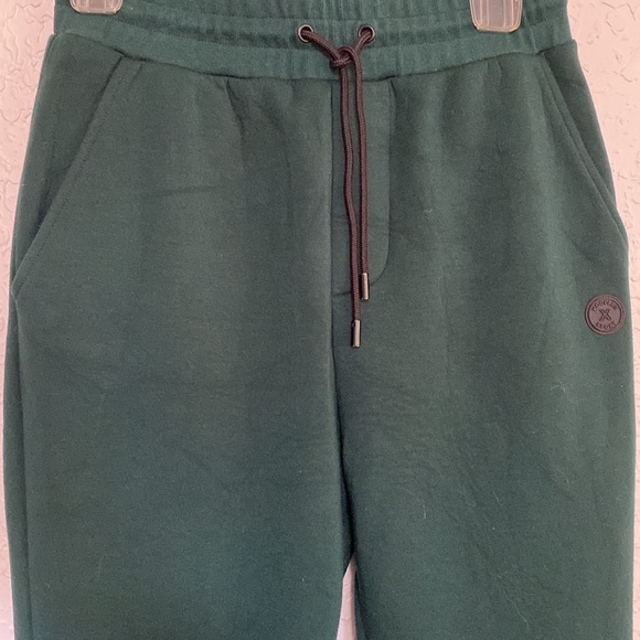 Kooples Sport high waisted skinny green jogger sweatpants - Picture 2 of 15